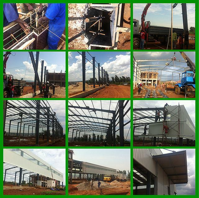 Steel Economic Prefabricated Building Material Steel Workshop Structures