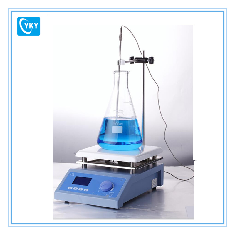 Laboratory Digital Constant Temperature Magnetic Stirrer with 19X19cm Plate