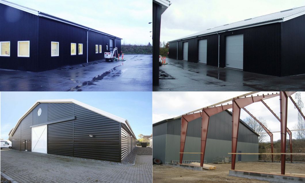 Big Span Car Garage/Warehouse/Workshop/Hangar Steel Structure