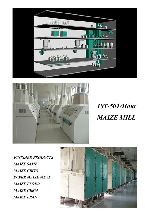 Complete Set (6FHTY) Maize Milling Machine