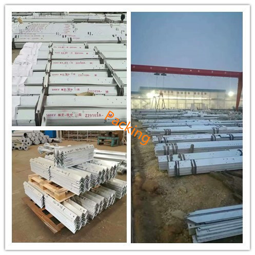 500kv Double Circuit Power Transmission Linear Steel Tube Tower