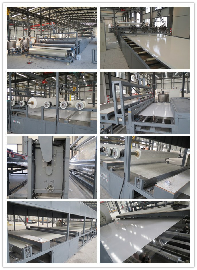 FRP Product 3.2m Ultra Wide Gel Coat Flat Sheet Production Line for FRP Truck Body Panels