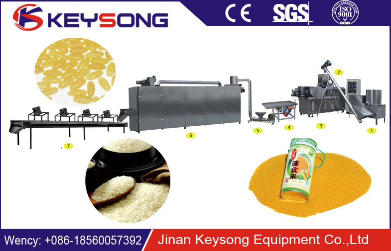 Ce Standard New Condition Artificial Rice Production Line