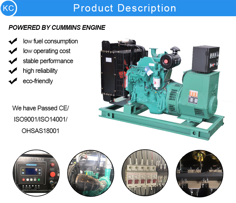 China Huaquan 5kw 6.5kVA Electricity Diesel Generator for Home Use