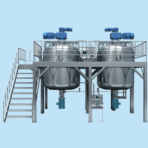 Industrial Stainless Steel Vacuum Emulsification Mixing Tank