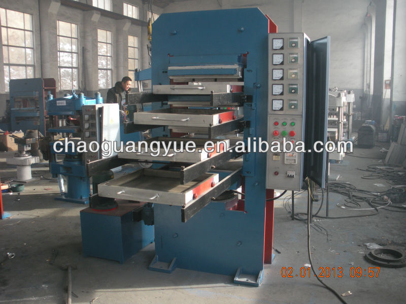 Recycle Rubber Floor Tile Mats Vulcanizing Machine/ Rubber Floor Tile Hydraulic Press