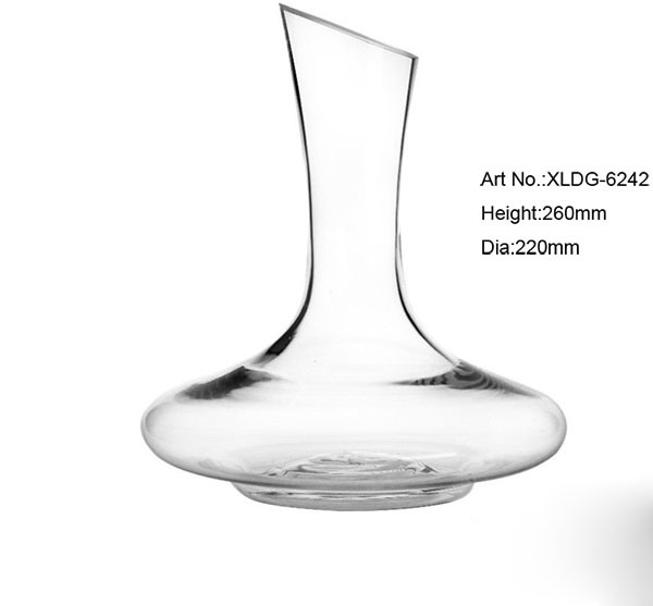 LEED-Free Crystal Glass Wine Decanter