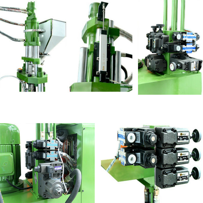 Hydraulic Vertical Plastic Injection Moulding Machine with Mold Supplying