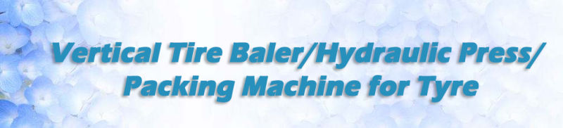 Vertical Tire Baler/Hydraulic Press/Compress Machine for Tyre