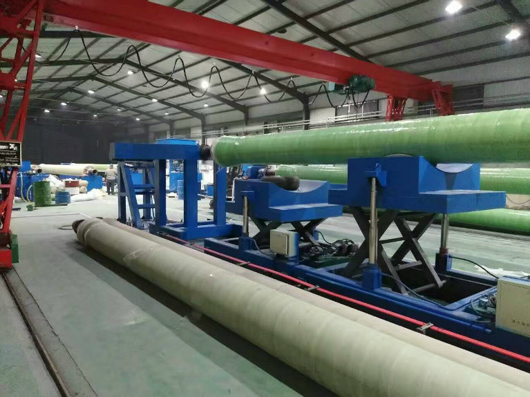 FRP Yarn Winding Machine FRP Winding Production Line Fiber Glass Pipe Production Line