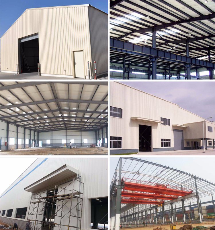 Big Span Car Garage/Warehouse/Workshop/Hangar Steel Structure