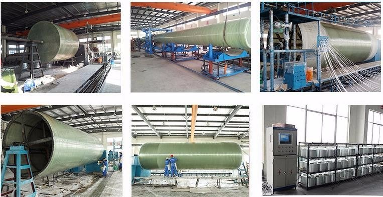 FRP Tank Production Line with ISO Certificate Fiberglass Tank Winding Machine Production
