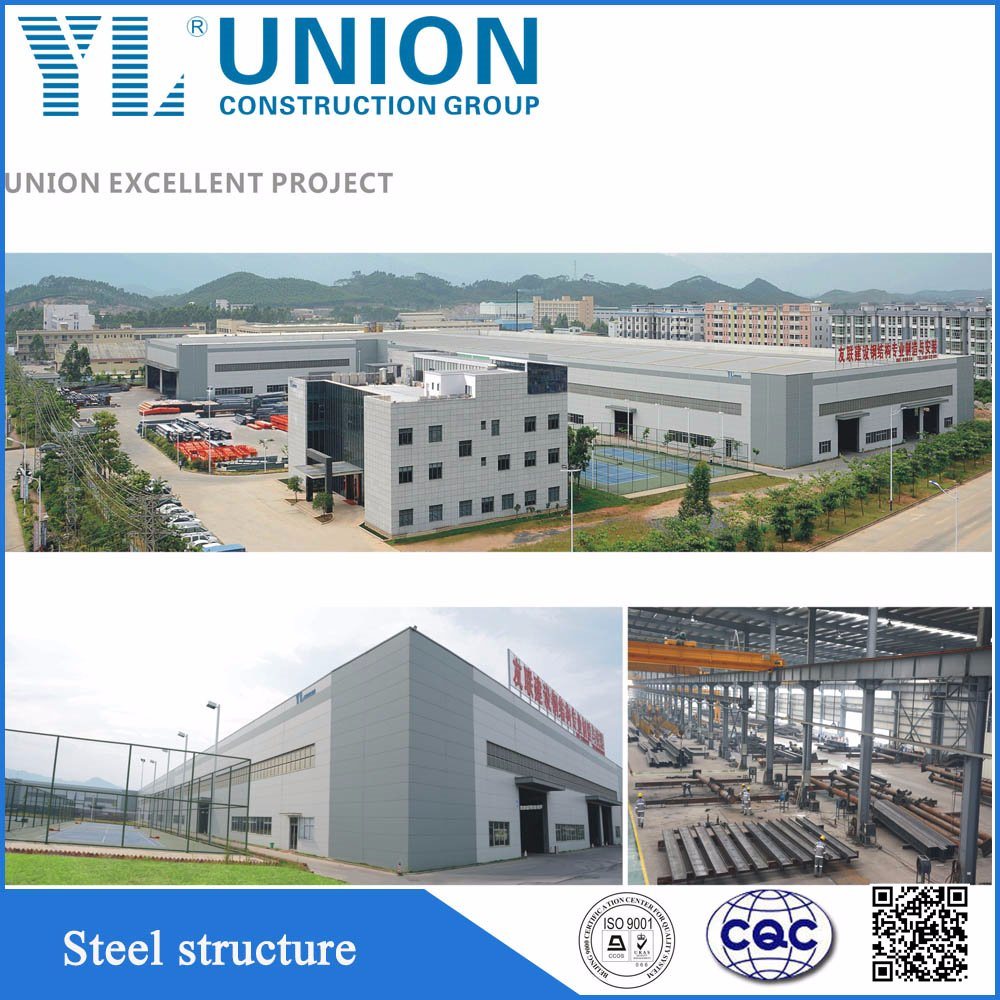 China Prefab Steel Structure Architecture Steel Frame Building Factory