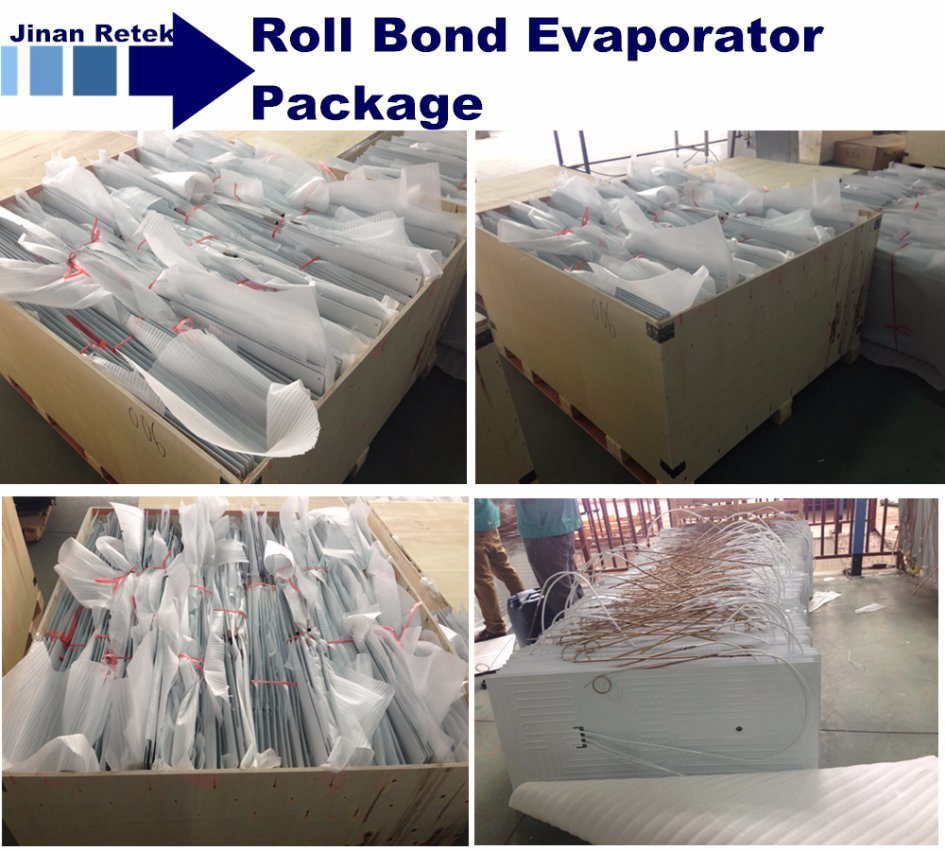 Factory Manufactured Plate Aluminium Roll Bond Evaporator