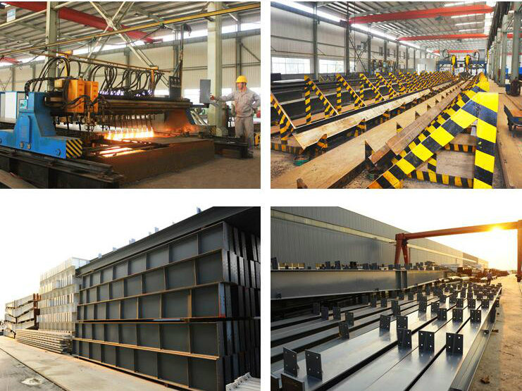 Prefabricated Lightweight Industrial Warehouse Steel Structure