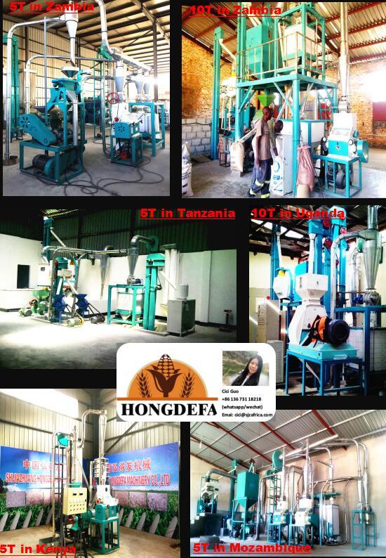Small Capacity 5t 10t Maize Flour Mill Machine
