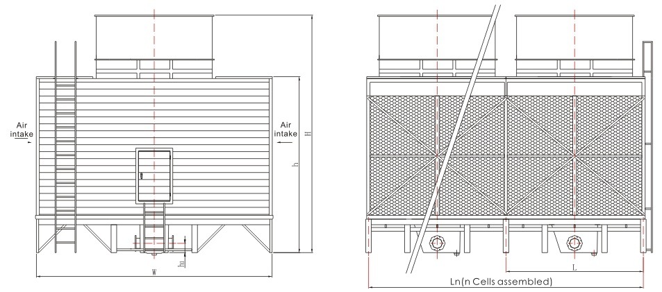 High Standard Export Cooling Tower Manufacturer for Absorption Chiller