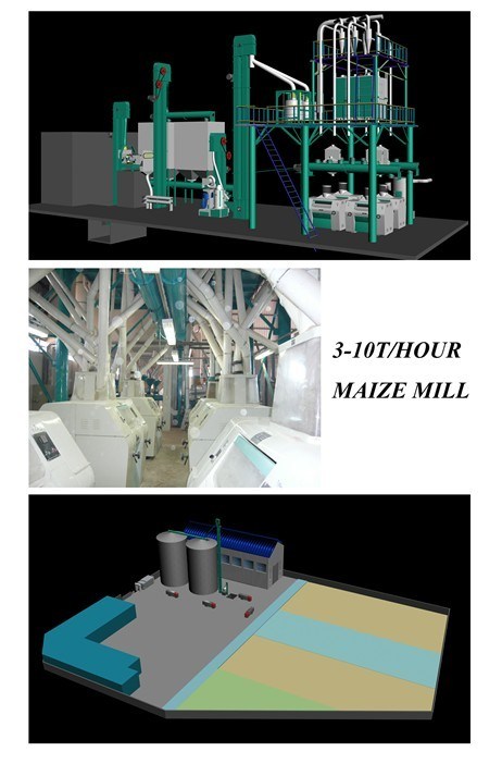 Complete Set (6FHTY) Maize Milling Machine
