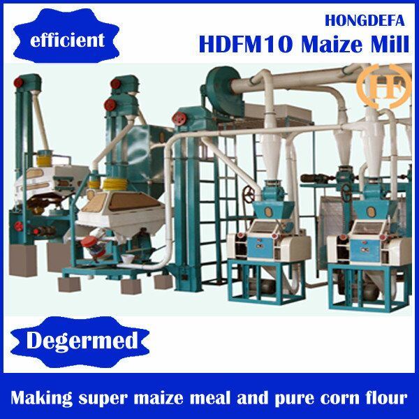 Africa Small Scale Maize Milling Machine, Corn Flour Milling