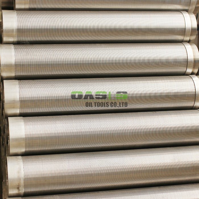 Oasis Manufacturer Ss Johnson V Type Wedge Wire Screen Pipe for Water Treatment