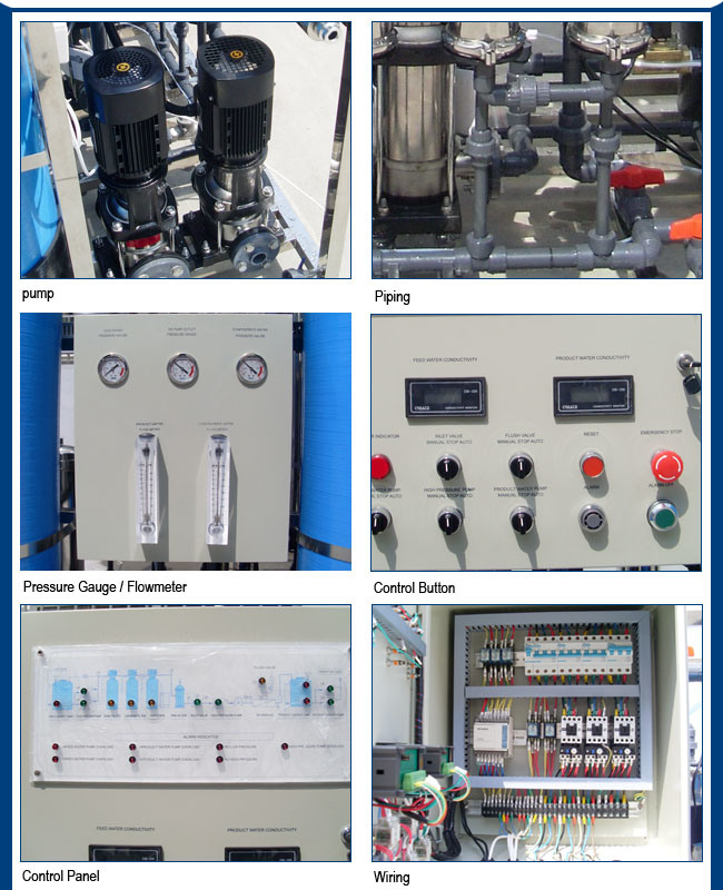 24000gpd (4000L/HR) Industrial RO Systems for Pure Water