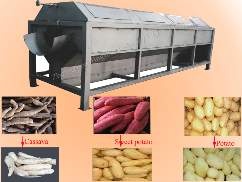 2017 Hot Sale Cassava Peeling Machine for Cassava Processing Plant