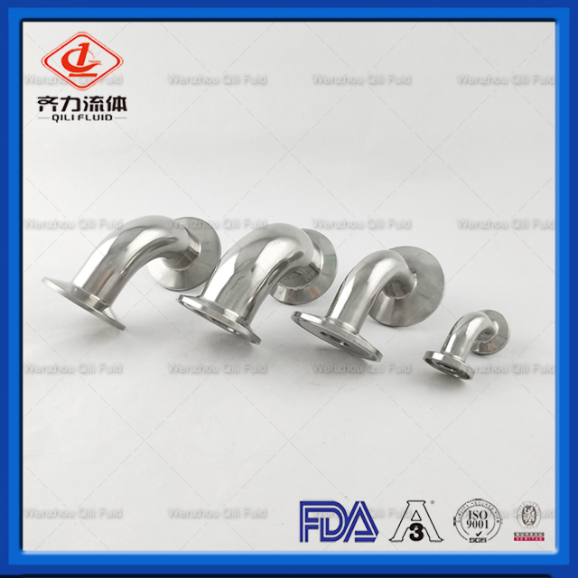 Ss Sanitary Tri Clamp Elbow Pipe Fittings