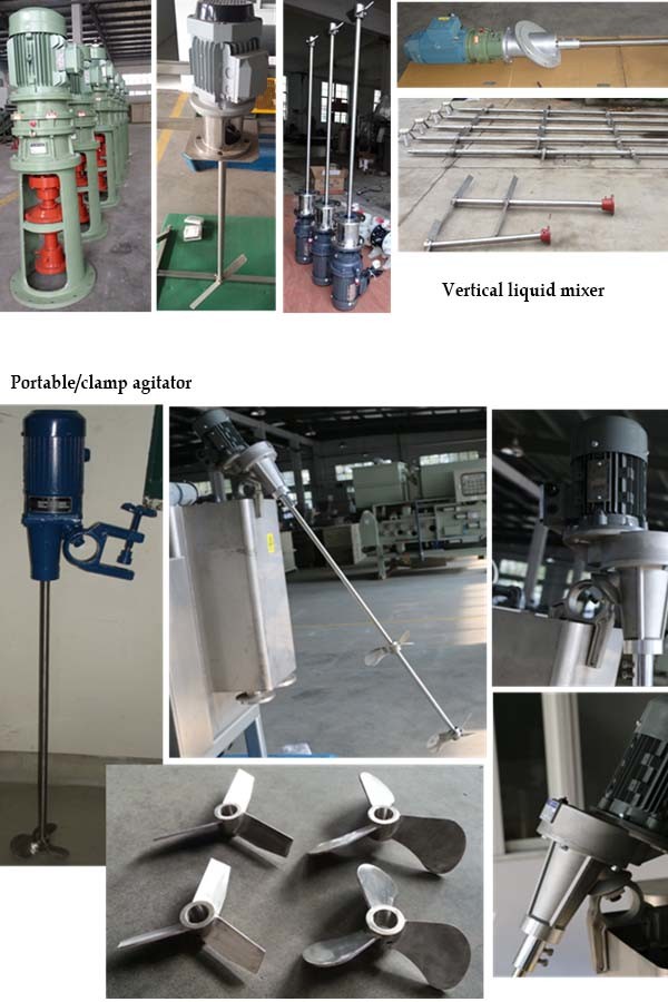 Chemical Industrial Mixing Equipment Automatic Agitator