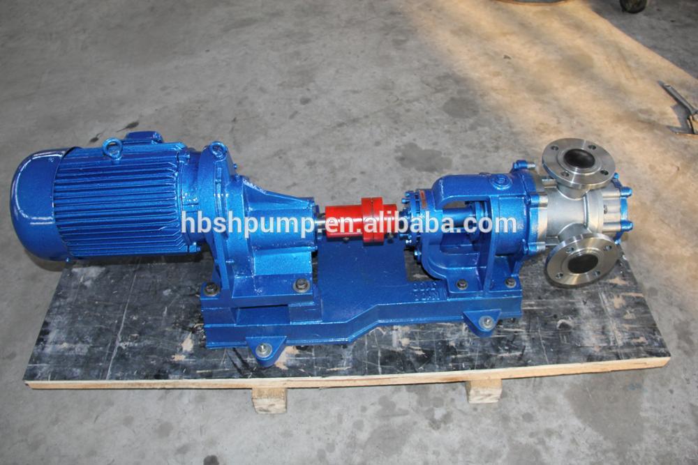 NYP high viscosity high temperature internal gear rotor pump with insulation jacket resin pump