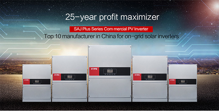 SAJ DC to AC Inverter Grid Tie Solar Inverter Commercial PV Inverter