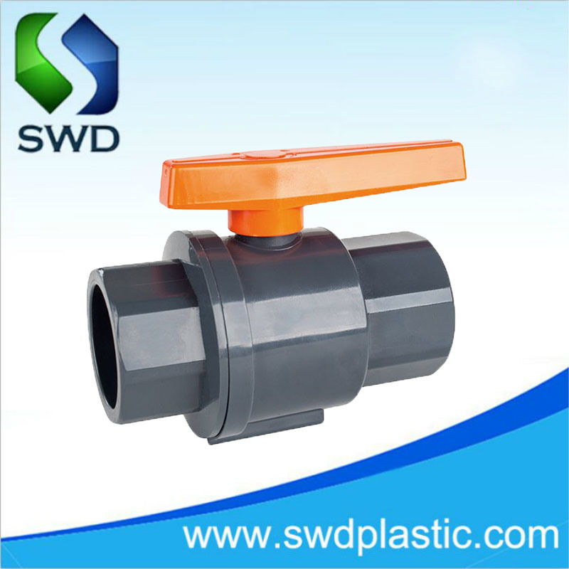 PVC Two-Piece Ball Valve with ABS Handle