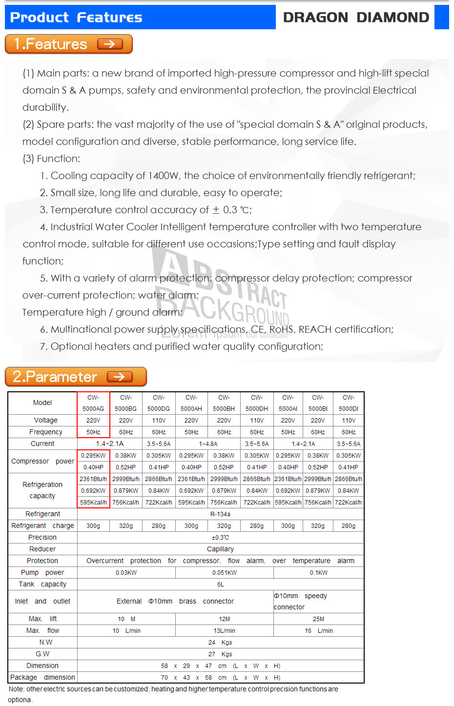 wholesale price CW5000 water industrial chiller for CO2 Laser Engraving Cutting Machine