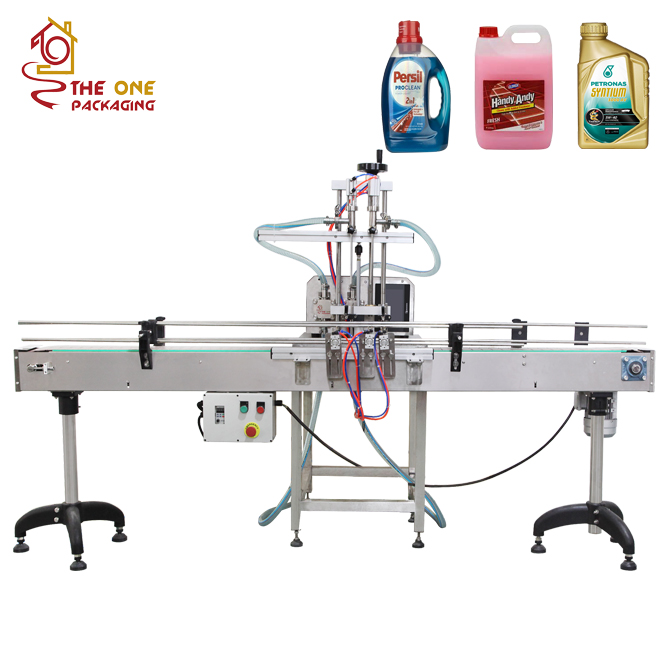 double heads gear pump filling machine-2