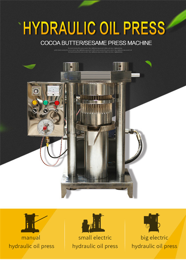 Hydraulic Filter Press Oil Refinery Turkey Sesame Seed Oil Press Machine
