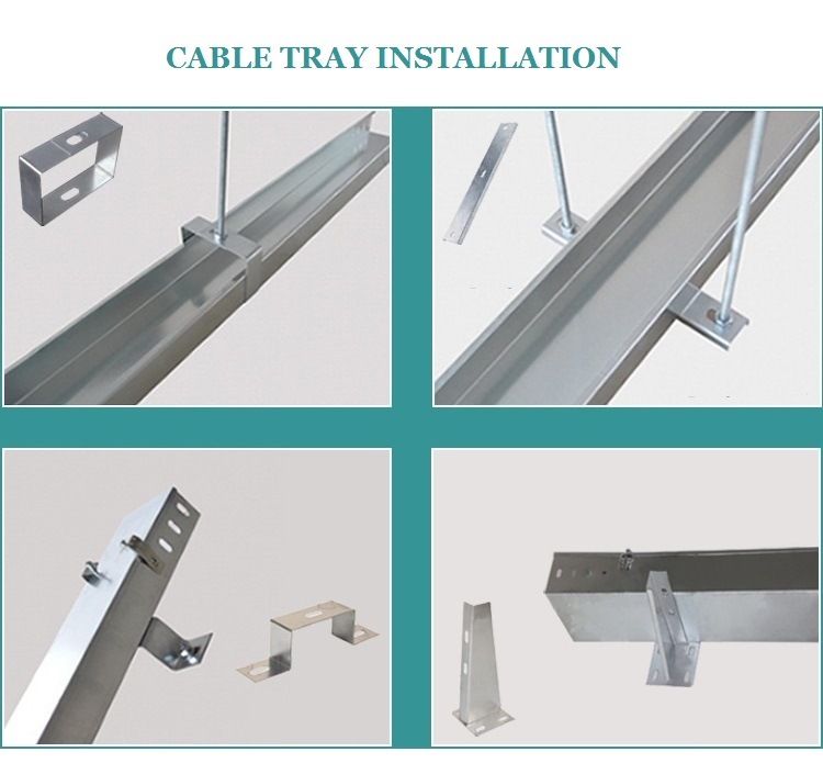 Galvanized and Powder Coated Trough Cable Tray