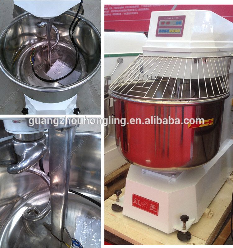 Hot Sale Bakery Equipment 130L Spiral Dough Mixer for Bread/Cake/Pizza