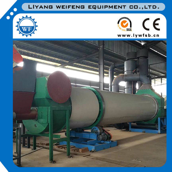 4-5t/H Rotary Drum Dryer for Wood Sawdust/Chips