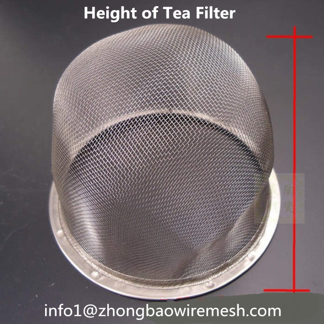 Woven Wire Mesh Tea Filter/Tea Strainer/Coffee Filter/Tea Set Accessories/Stainless Steel Filter Basket/Tea Infuser Basket