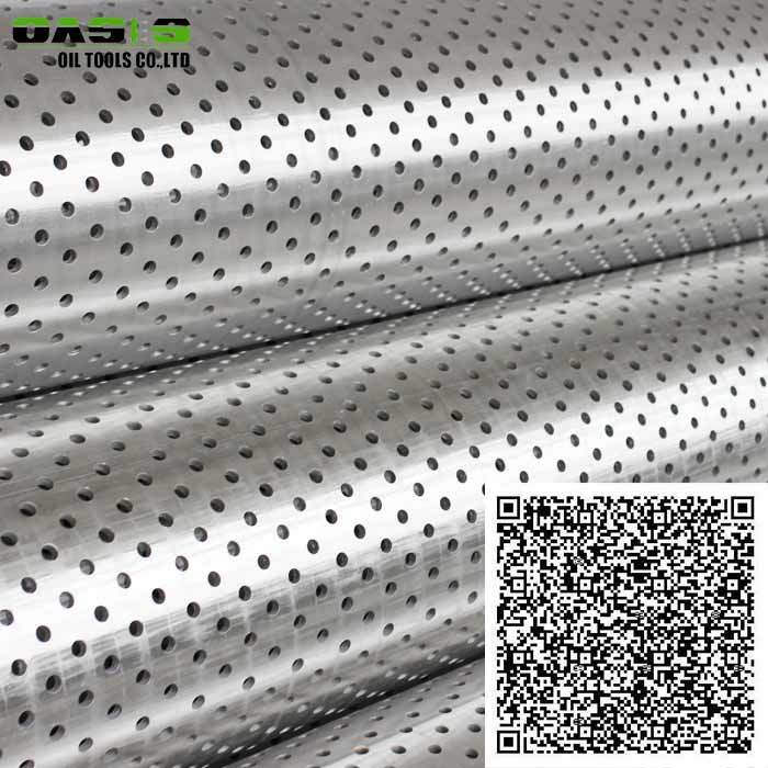China SS316L Staggered Perforated Filter Tube Pipes for Qatar Market