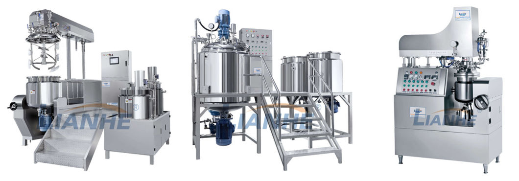 High Shear Vacuum Homogenizer with Cosmetic Cream Mixer