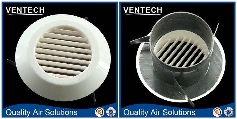 HVAC Systems Ventilation Ceiling ABS Plastic Disc Valve