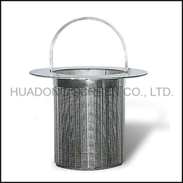 Stainless Steel Perforated Wire Mesh Basket Filter Element