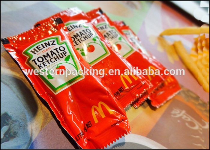 tomato ketchup sauce packing machine sample-