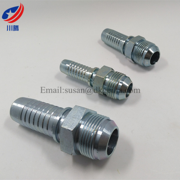 16711 Carbon Steel Ss Stainless Steel Pipe Fitting SAE J514 Fitting Jic Male Cone Pipe Fitting
