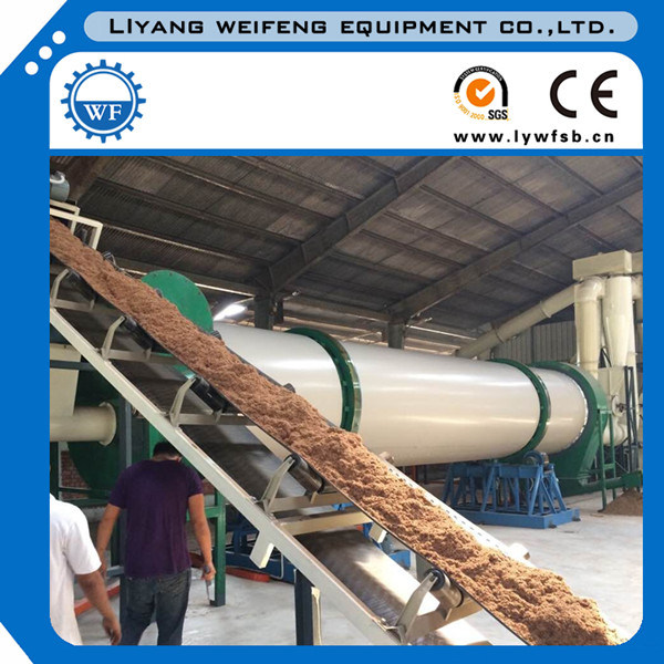 4-5t/H Dryer Cyclinder, Rotary Drum Dryer for Wood Sawdust/Chips/Straw