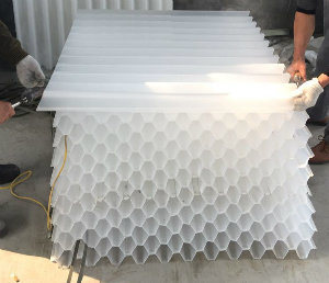 PP Tube Settler Hexagonal Honeycomb Packing for Sewage Treatment