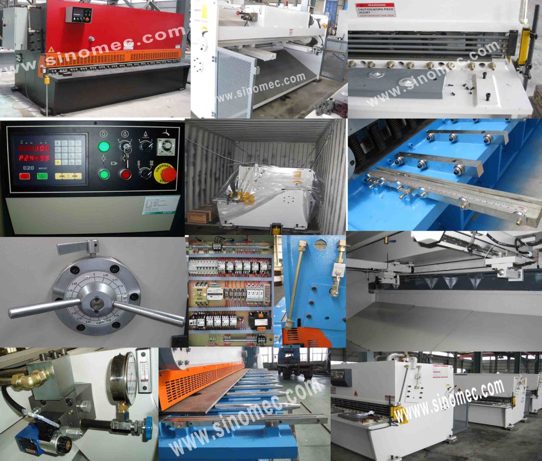 Guillotine Shear Machine / Cutting Machine / Hydraulic Shear Machine QC12k-10X2500 E200
