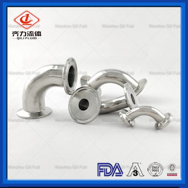 Ss Sanitary Tri Clamp Elbow Pipe Fittings