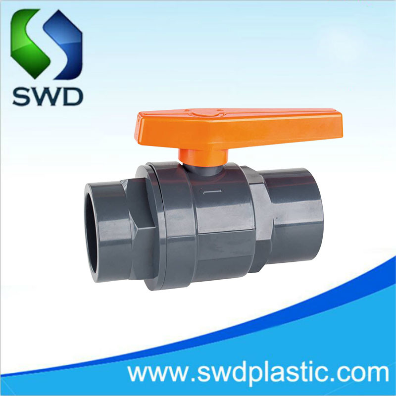 PVC Two-Piece Ball Valve with ABS Handle