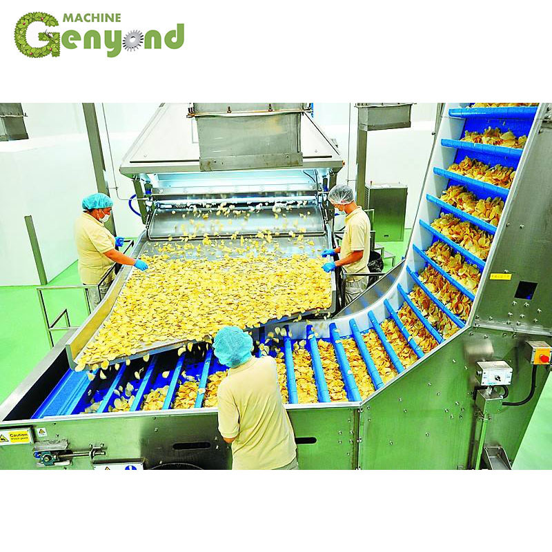 Onion Crispy Flakes Chip Chips Slice Slices Crisp Production Line